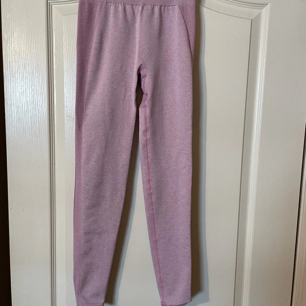 Gymshark Women’s Seamless Flex Leggings Size Small Lavender Purple Activewear - Picture 2 of 9